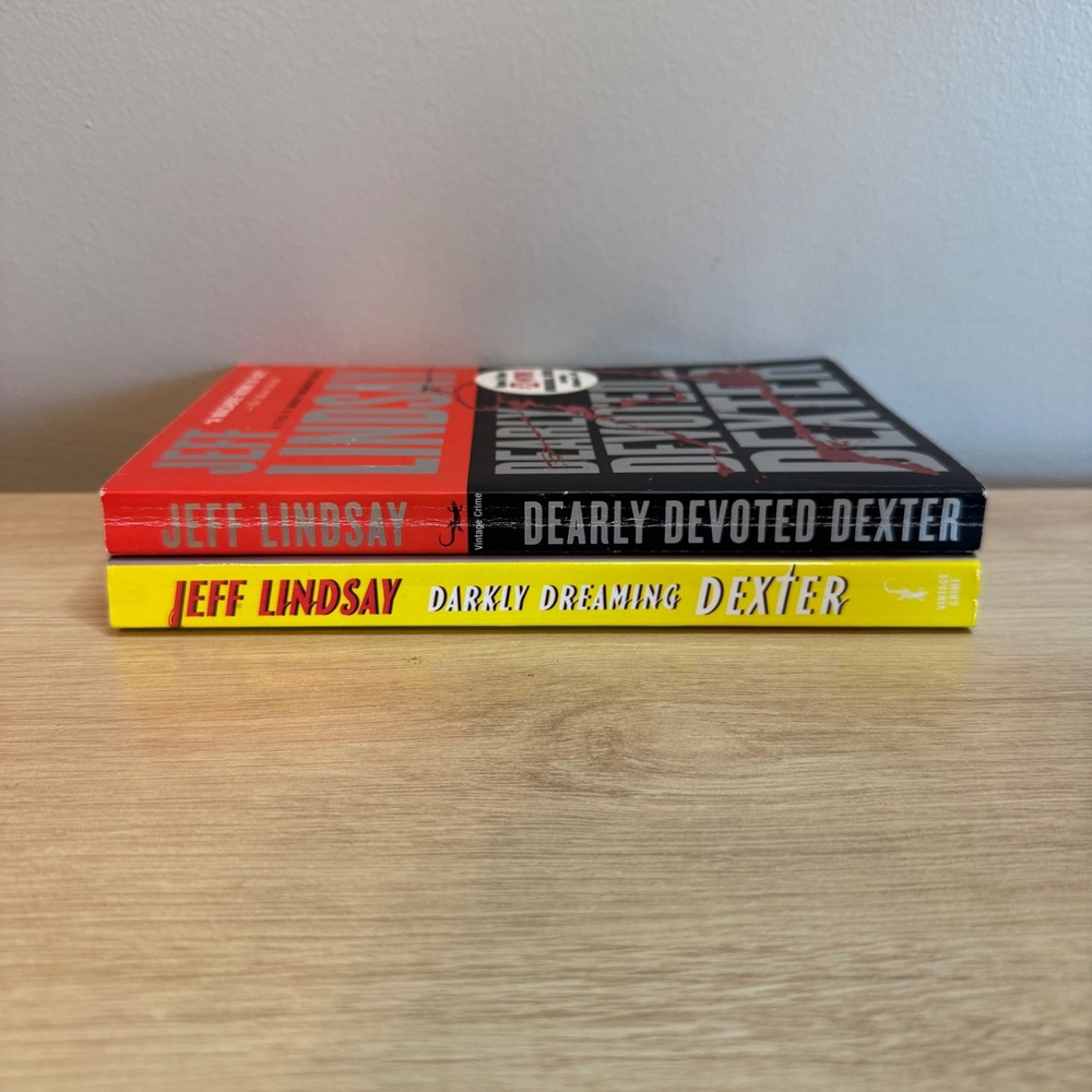 Jeff Lindsay Dexter Book Set Darkly Dreaming & Dearly Devoted Dexter Paperbacks